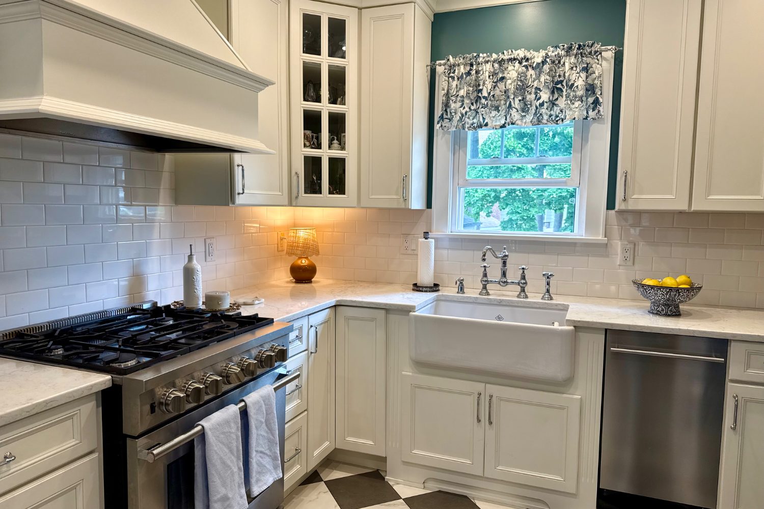The staged kitchen — Oradell Colonial
